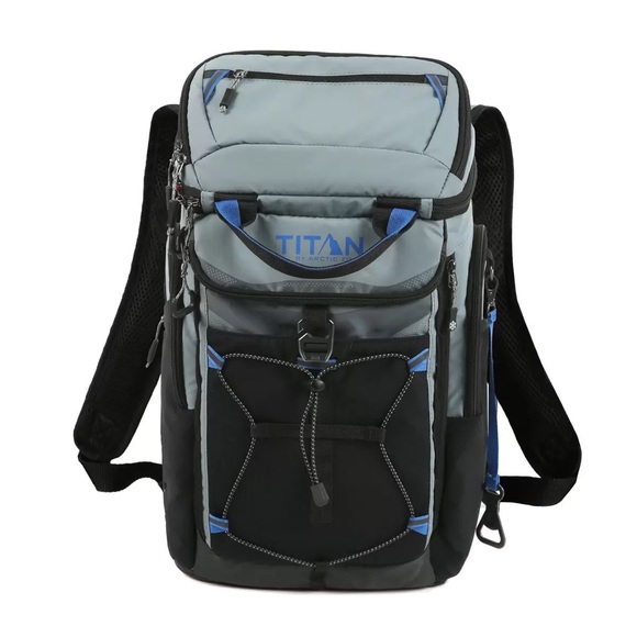 Titan Deep Freeze 26 Can Backpack Cooler Bag - Leak Proof Insulated Camping NEW - Picture 2 of 9